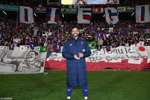 FC東京のレジェンド入りを果たしたFWディエゴ・オリヴェイラ [写真]＝J.LEAGUE via Getty Images