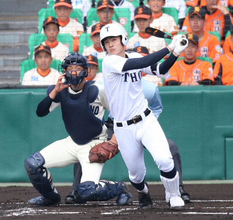 平成最後のセンバツ優勝に貢献した東邦・石川昂弥