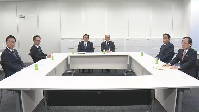 「103万円の壁」をめぐり協議する自民・公明の与党と国民民主党