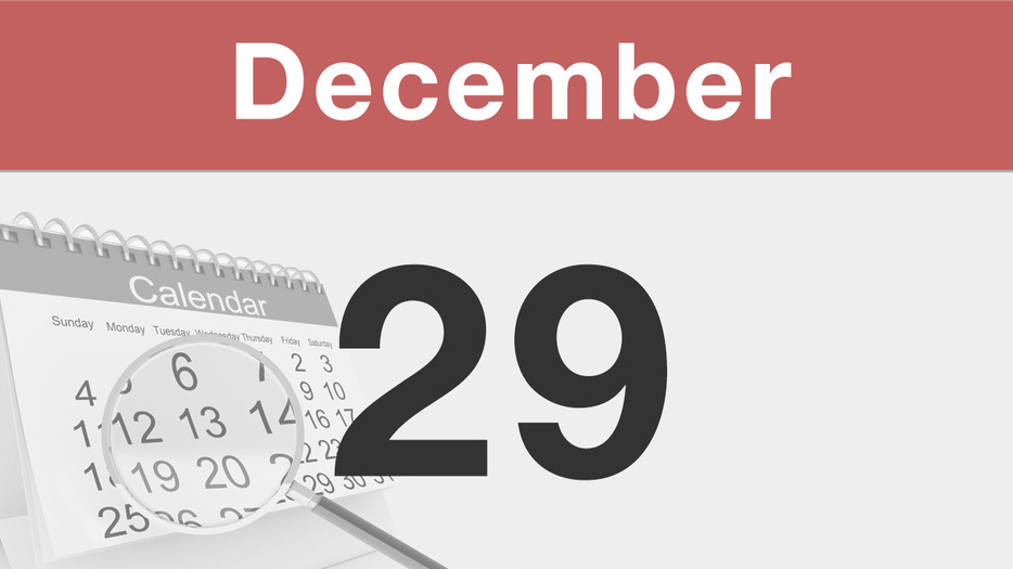 今日は何の日 : 12月29日