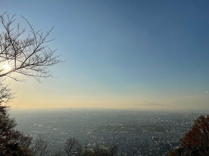 飯盛山山頂からの景色