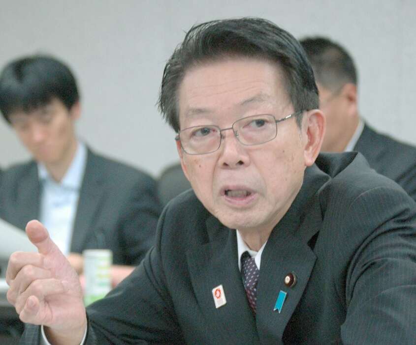 武藤容治経済産業相（中村智隆撮影）