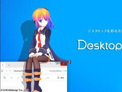 PCデスクトップ上で3Dキャラが自由自在「Desktop Mate」発表（画像はYouTube動画より）