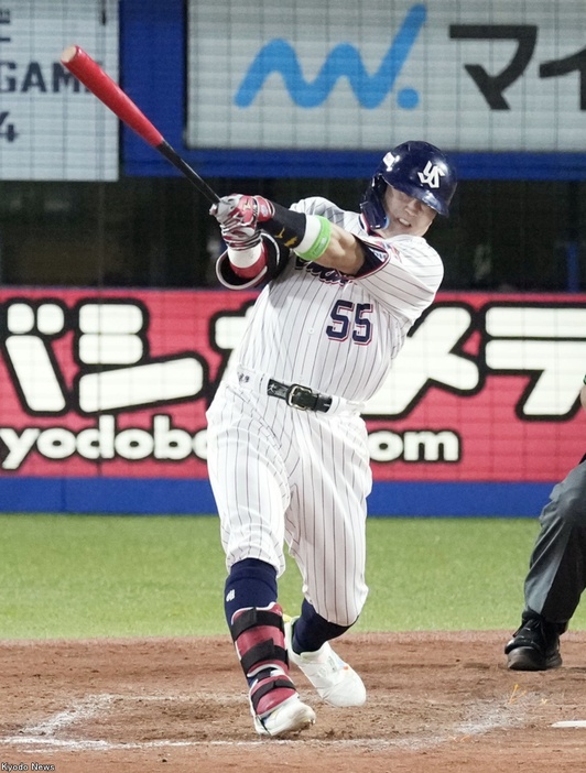 ヤクルト・村上宗隆  (C)Kyodo News