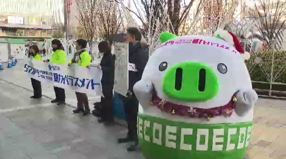 JR博多駅前(25日)