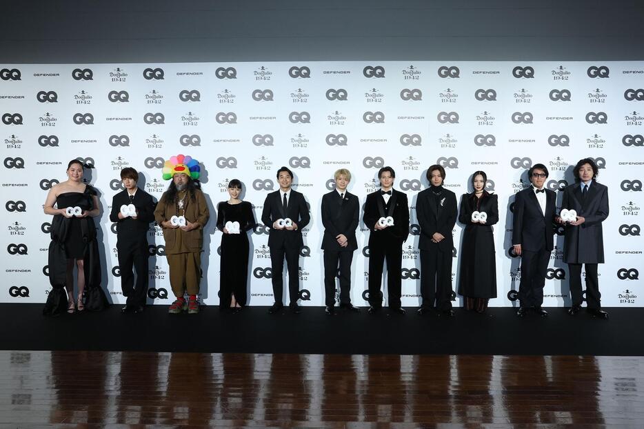 「GQ MEN OF THE YEAR 2024」受賞者たち。