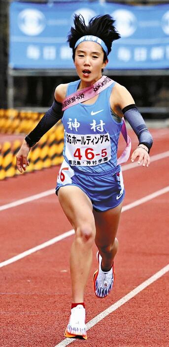 神村学園のアンカー・瀬戸口凜選手