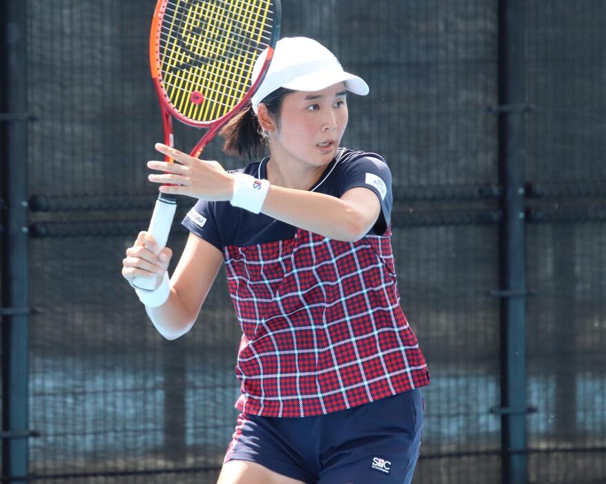 永田杏里（画像は全日本選手権）［画像提供： tennis365.net］