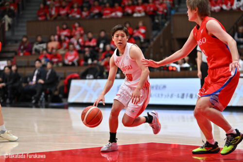 ダブルダブルを達成した町田 [写真]＝古川剛伊