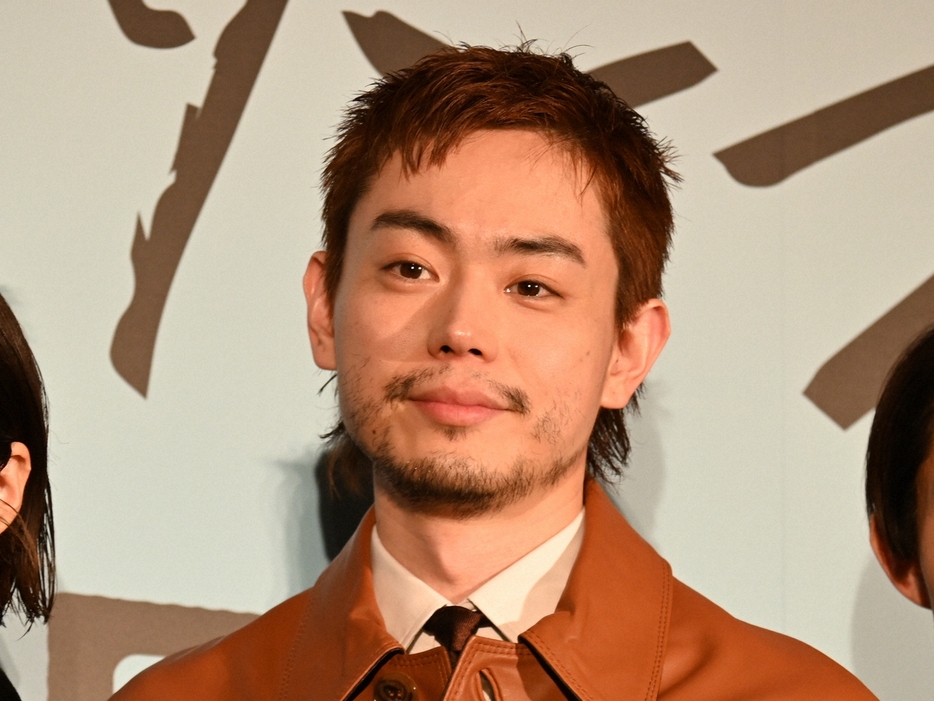 「サンセット・サンライズ」完成披露試写会に出席した菅田将暉（撮影・松尾知香）