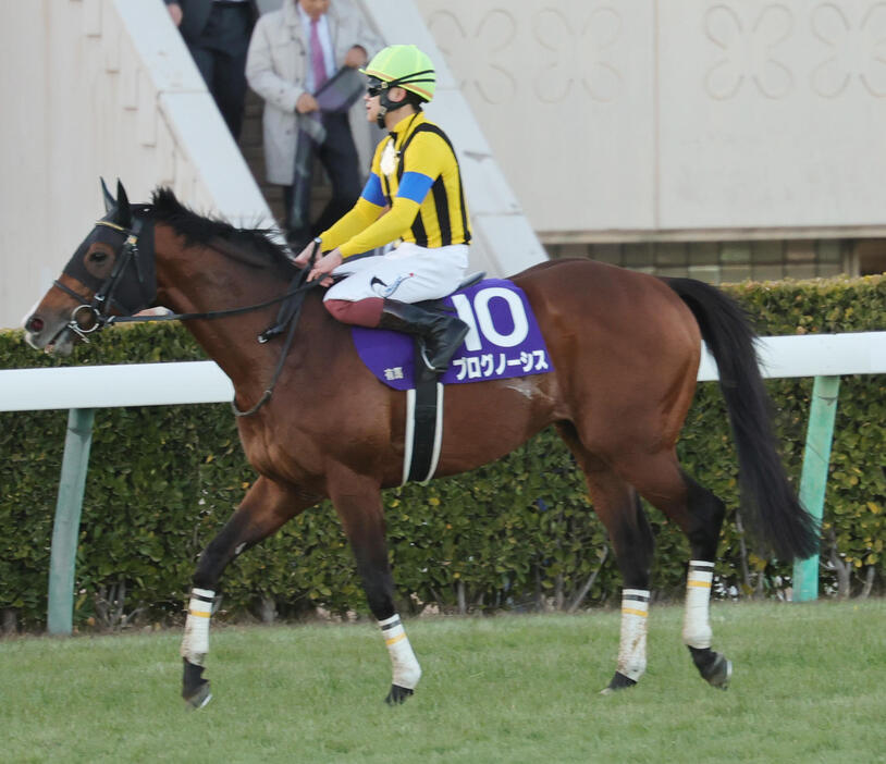 有馬記念で11着に終わったプログノーシス三浦皇成騎手（撮影・野上伸悟）