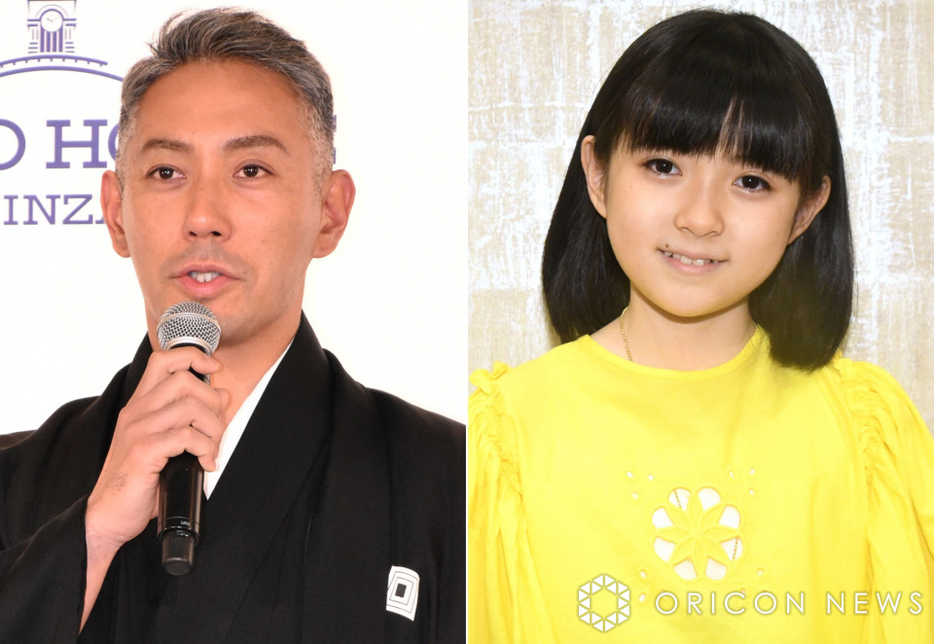 （左から）市川團十郎白猿、堀越麗禾（C）ORICON NewS inc.