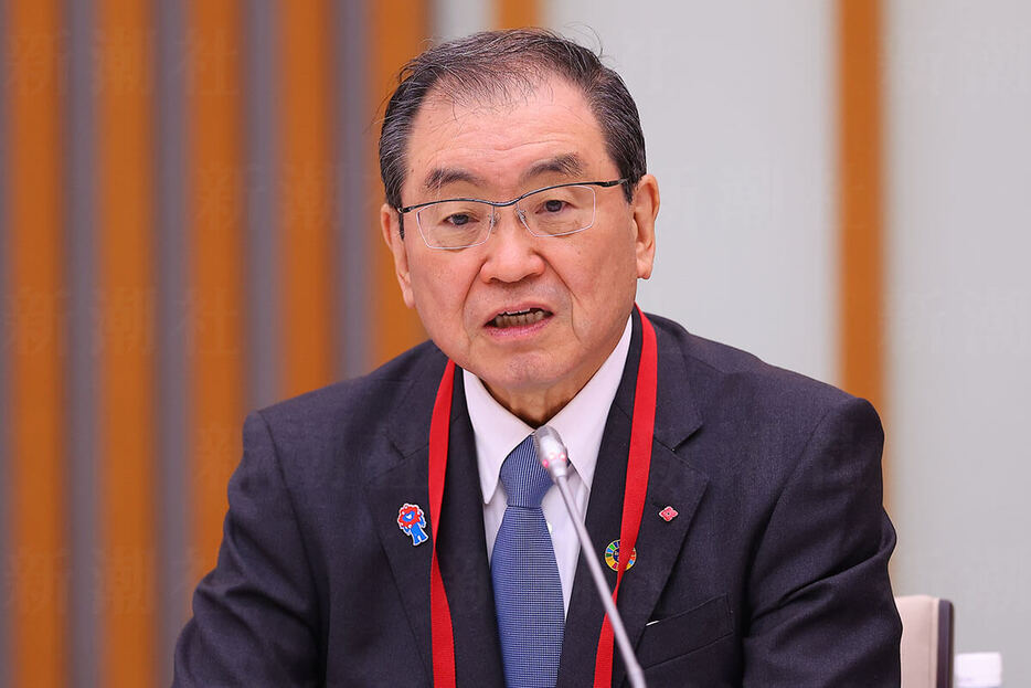 来年5月で任期を終える、経団連現会長の十倉雅和氏（住友化学）