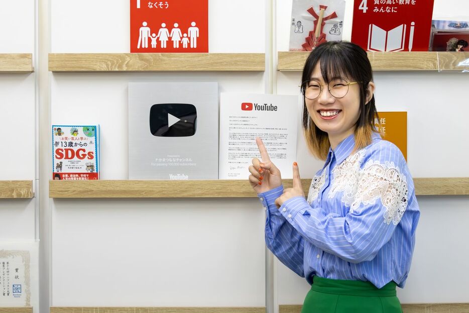 YouTubeチャンネル「たかまつななのSocial Action!」での発信にも力を入れる©nippon.com