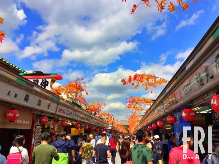 中国人旅行者が日本人女性に対してわいせつ行為を行った浅草仲見世通り（画像はイメージです）