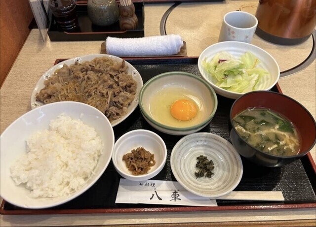 「和牛すき焼き定食」