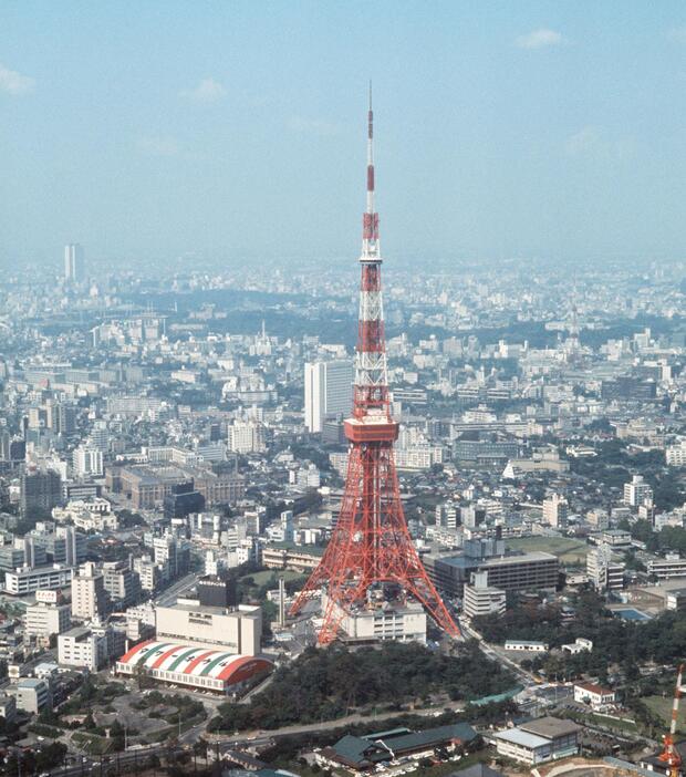 1971年の東京タワー