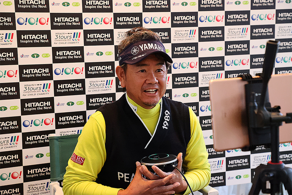 PGAチームのキャプテンを務める藤田寛之（※大会提供）