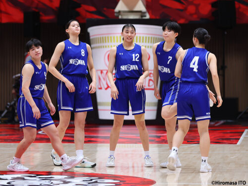 優勝経験を持つ昭和学院が3年ぶりにウインターカップに出場 [写真]＝伊藤大允