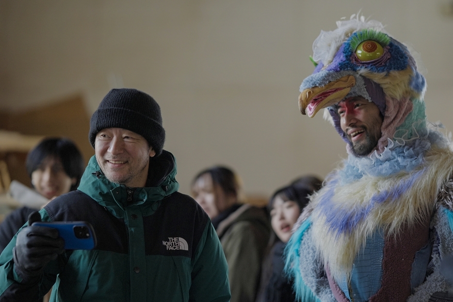 『男と鳥 』メイキング