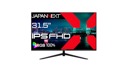 JAPANNEXT、31.5インチIPSパネルを採用したフルHD液晶ディスプレイ発売。昇降式多機能スタンド搭載モデルも