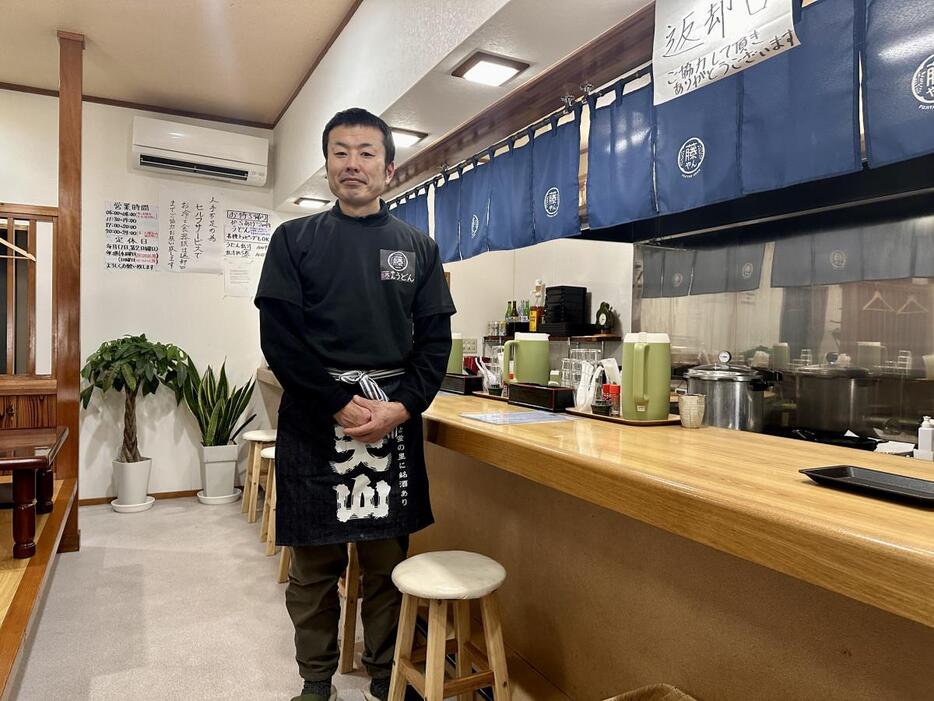 「藤やんうどん」店主の藤田隆さん