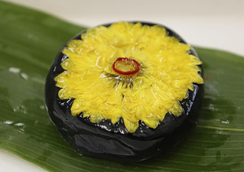 秋田県南部の特産ナスの花ずし