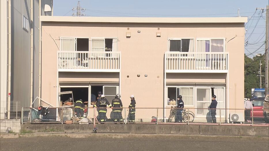 火事があった現場 三重県四日市市