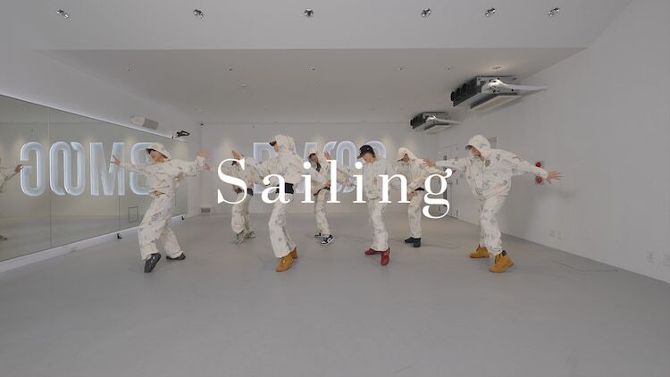 BE:FIRST「Sailing」ダンスプラクティス映像より。