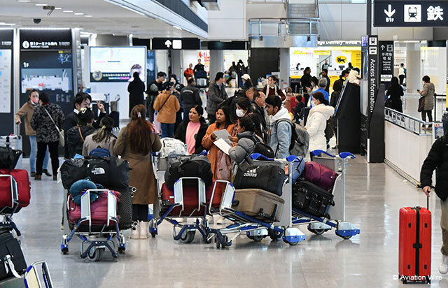 11月の総旅客数が330万人だった成田空港（資料写真）＝PHOTO: Yusuke KOHASE/Aviation Wire