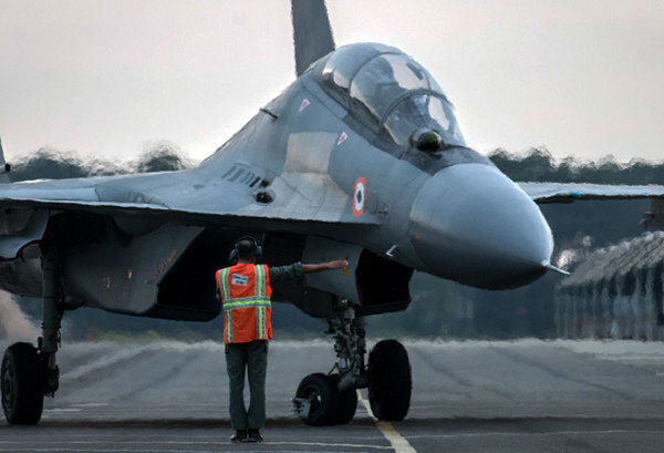 インド空軍で運用されているSu-30MKI戦闘機（画像：インド空軍）。