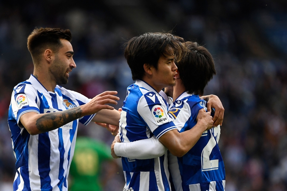 シルバと久保(C)Getty Images