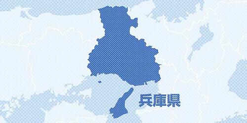 兵庫県の地図