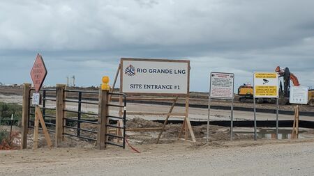 アメリカ・テキサス州のリオ・グランデLNG基地の建設予定地（©︎Bekah Hinojosa/（SOTXEJN））