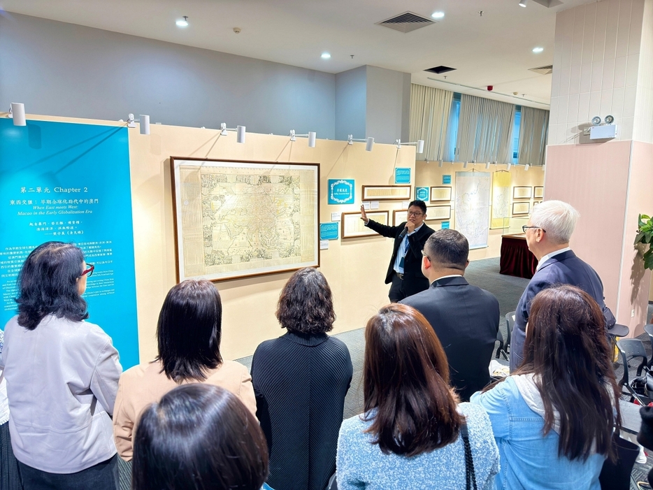 『風起濠鏡――明清檔案中的澳門故事』会場の様子（写真：University of Macau）