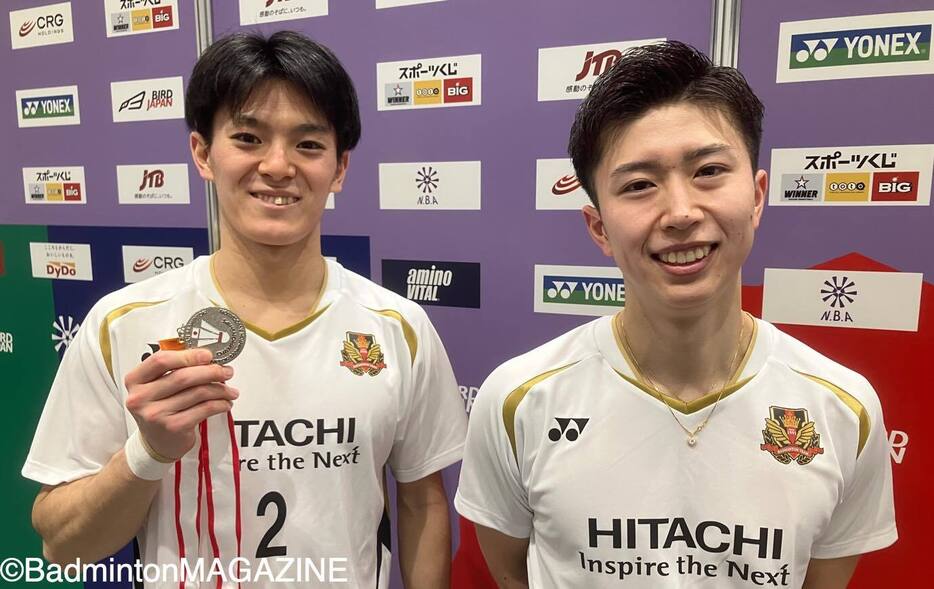 世界ランキング60位の霜上雄一＆野村拓海が準優勝