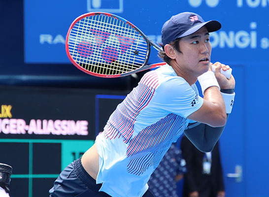 西岡良仁（画像はジャパンオープン）[画像/tennis365.net]