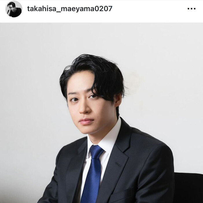 前山剛久（本人の公式Instagramから引用）