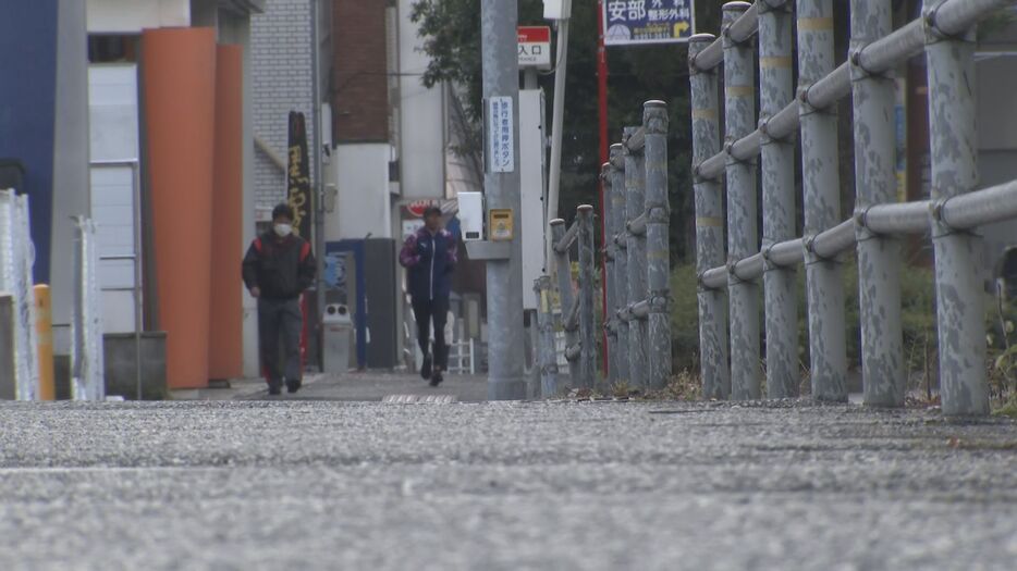 事件があったファストフード店周辺（北九州市小倉南区）