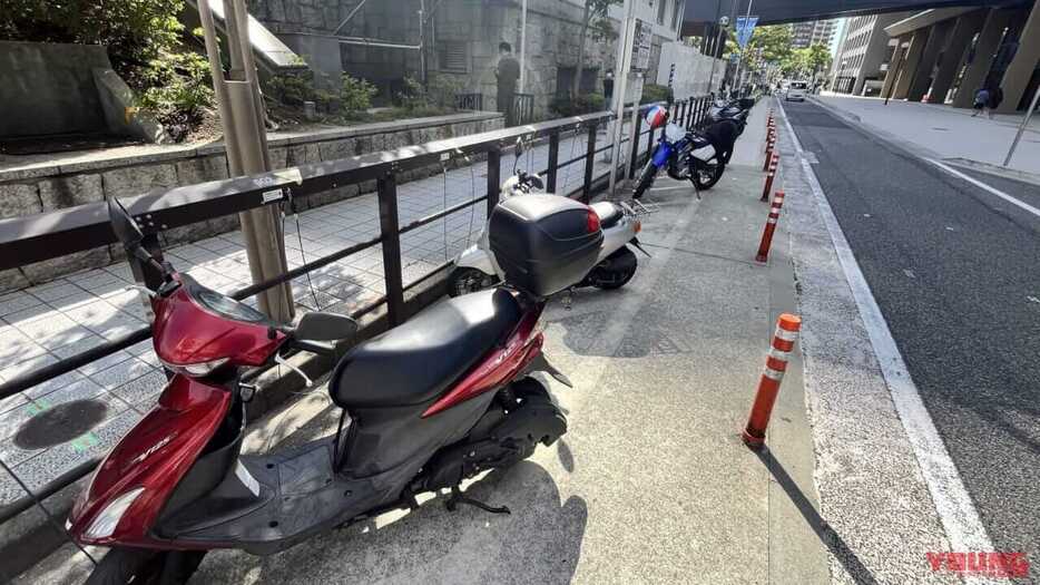 神戸市に見る駐車場の例