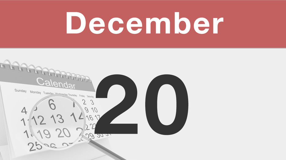 今日は何の日 : 12月20日