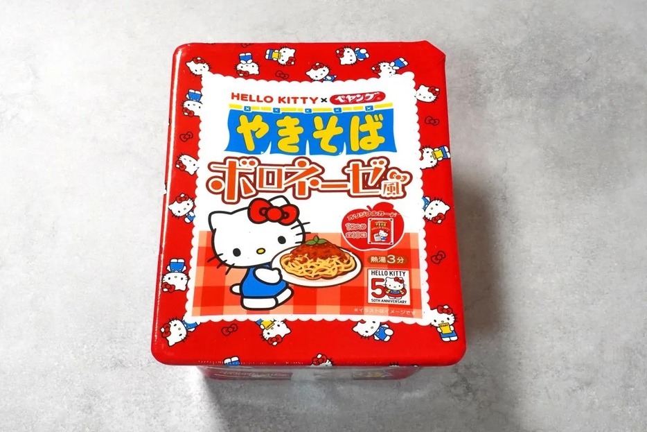 まるか食品 ペヤング ハローキティのボロネーゼ風やきそば