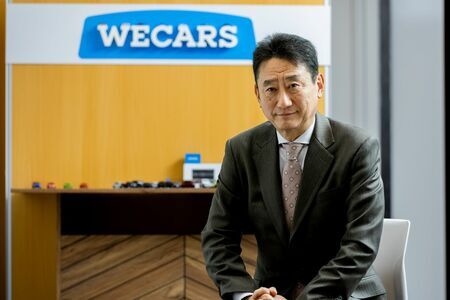 WECARS代表取締役社長CEOの田中慎二郎氏（撮影：宮崎訓幸）