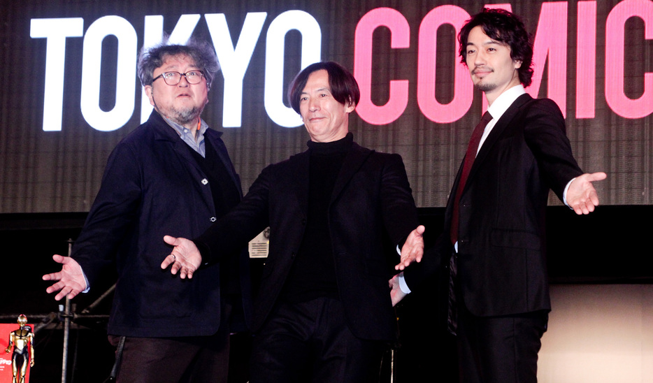 『シン・ウルトラマン』でタッグを組んだ樋口真嗣監督、前田真宏、斎藤工