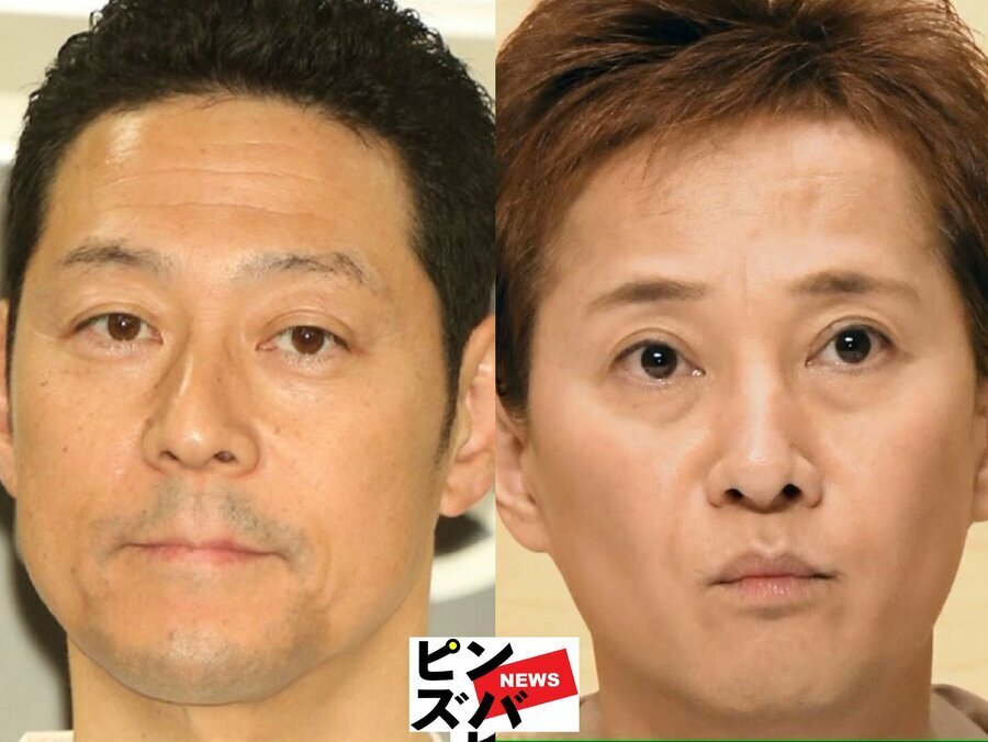 東野幸治、中居正広（C）ピンズバNEWS