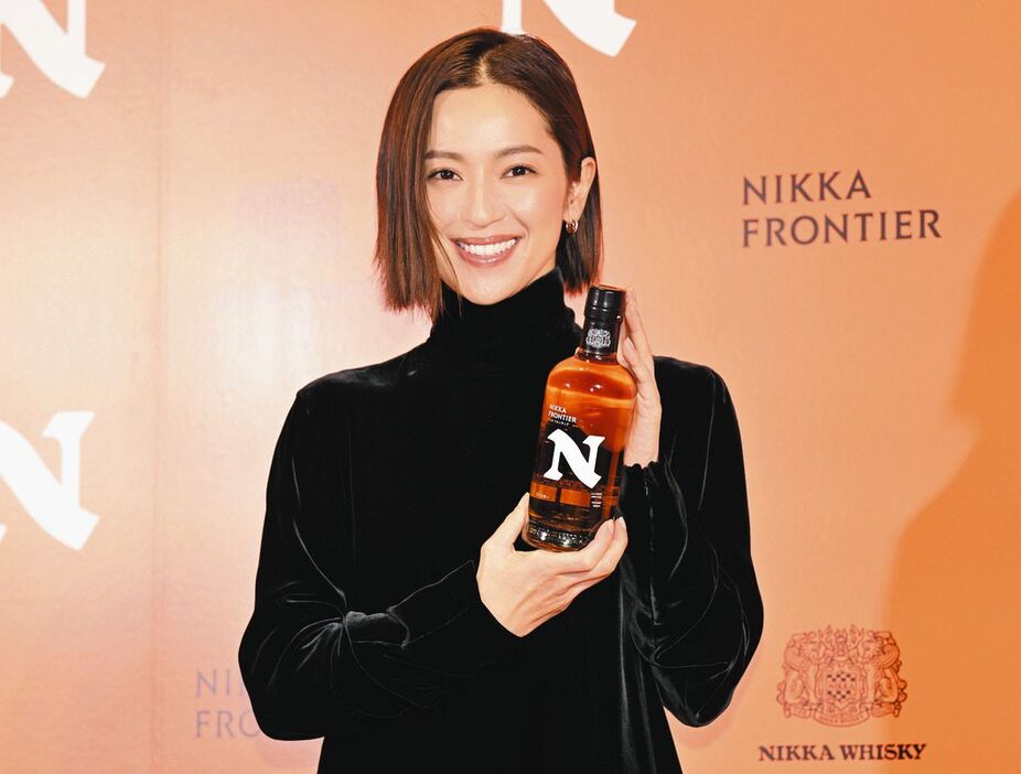 「NIKKA FRONTIER BAR」オープニングイベントに出席した中村アン