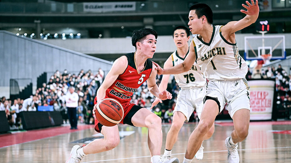 東山高校の瀬川琉久選手