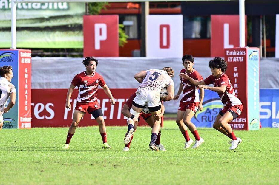 アジアセブンズシリーズ タイ大会で準優勝だった男子日本代表(11月10日撮影©︎Asia Rugby)