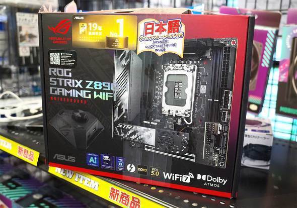 パソコンSHOPアークに入荷した「ROG STRIX Z890-I GAMING WIFI」