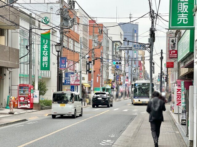 都内の中西部でよく見かける日常風景